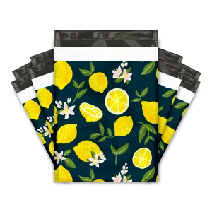 10x13 Lemons Poly Mailers Shipping Envelopes Premium Printed Bags