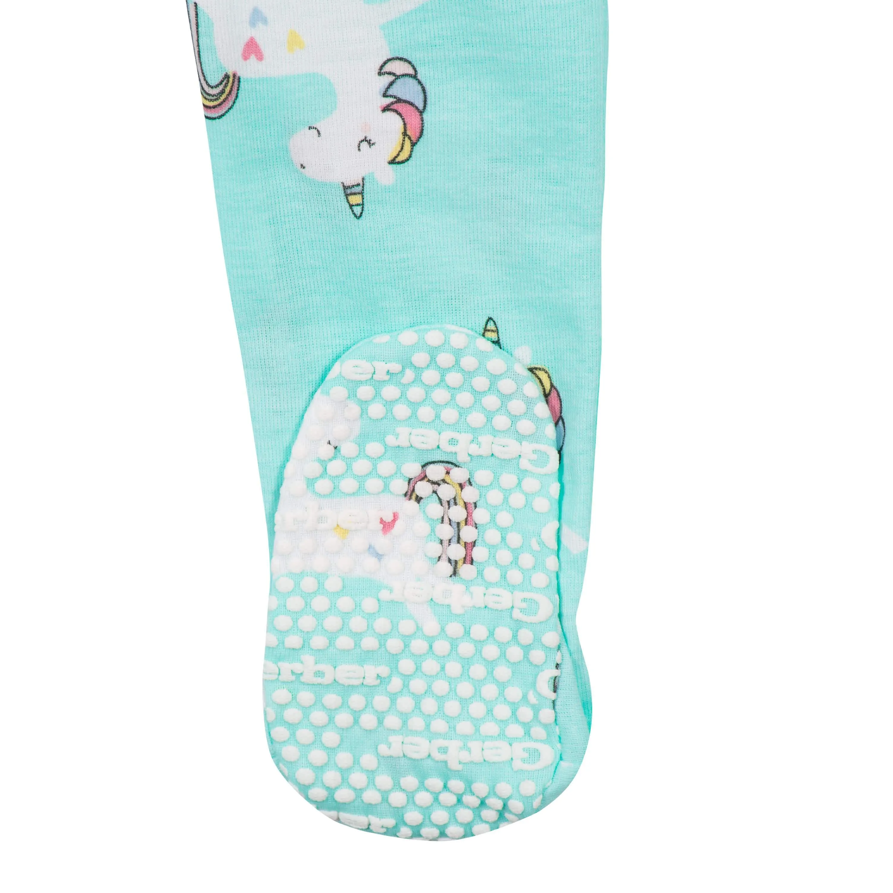 2-Pack Baby & Toddler Girls Unicorns Snug Fit Footed Cotton Pajamas