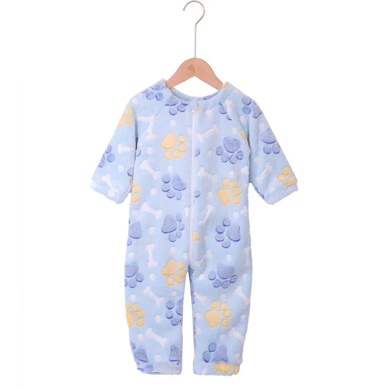 Autumn and winter infant pajamas