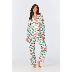 Bed Head Alpine Cabins Classic Stretch Jersey PJ Set