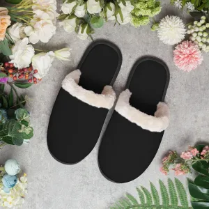 Black |  Unisex Cozy Slippers