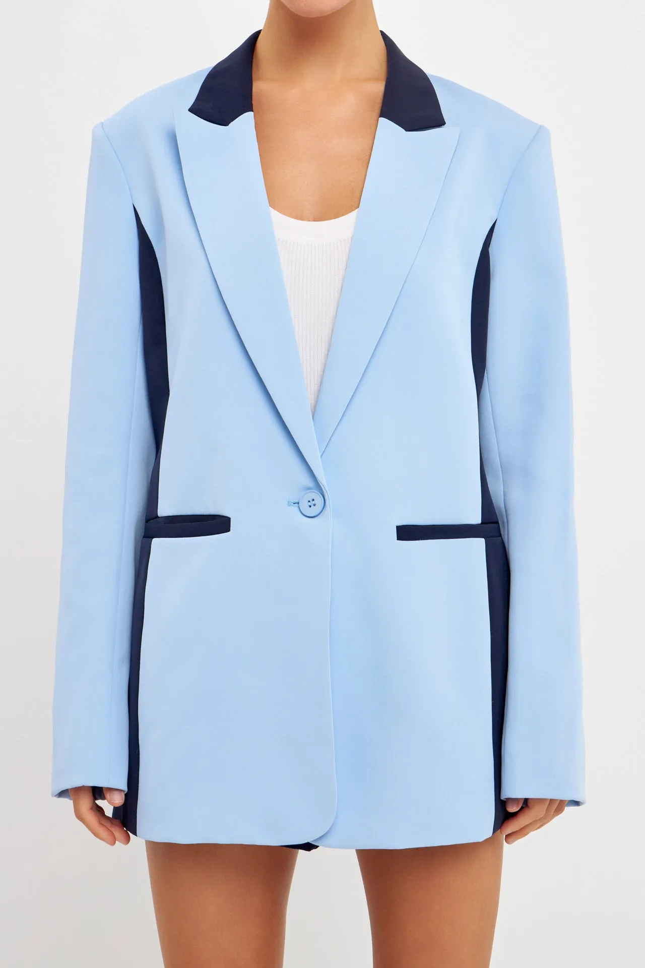 Colorblock Blazer