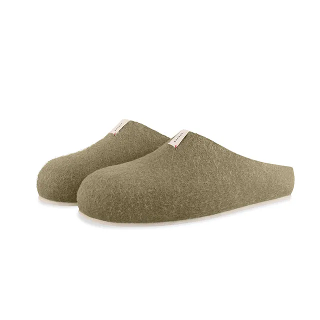 Corkybuk Slipper - Khaki Green