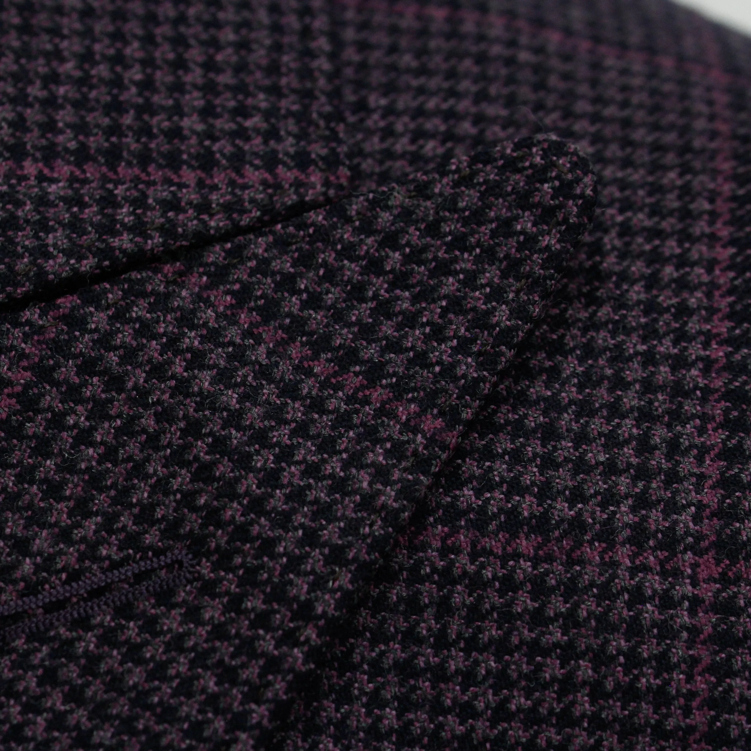 Deep Raspberry Check Marcus Contemporary Fit Wool Sport Jacket - Jack Victor