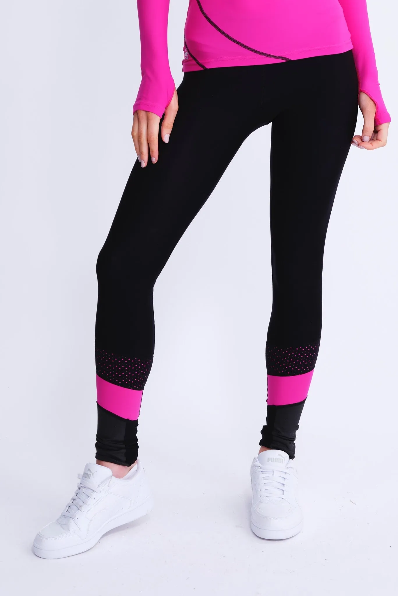 Desire Non-Slip Leggings in Fuchsia