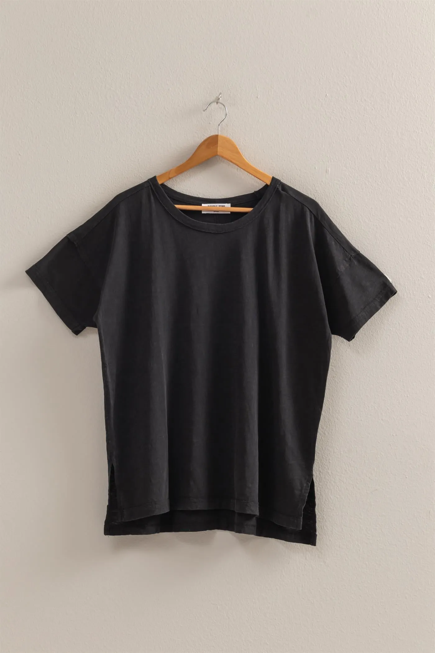 DZ25A671-Short Sleeve Relaxed Basic Washed Tee