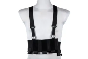 elastic chest rig black