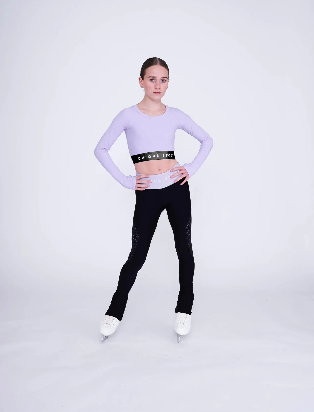 Empower On-Ice Leggings in Amethyst