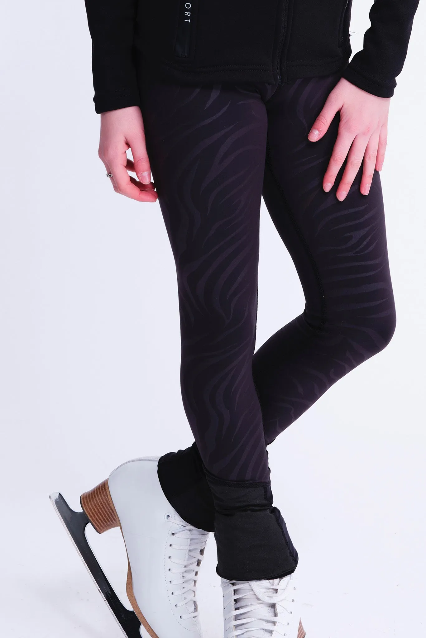 Iconic Zebra On-Ice Leggings