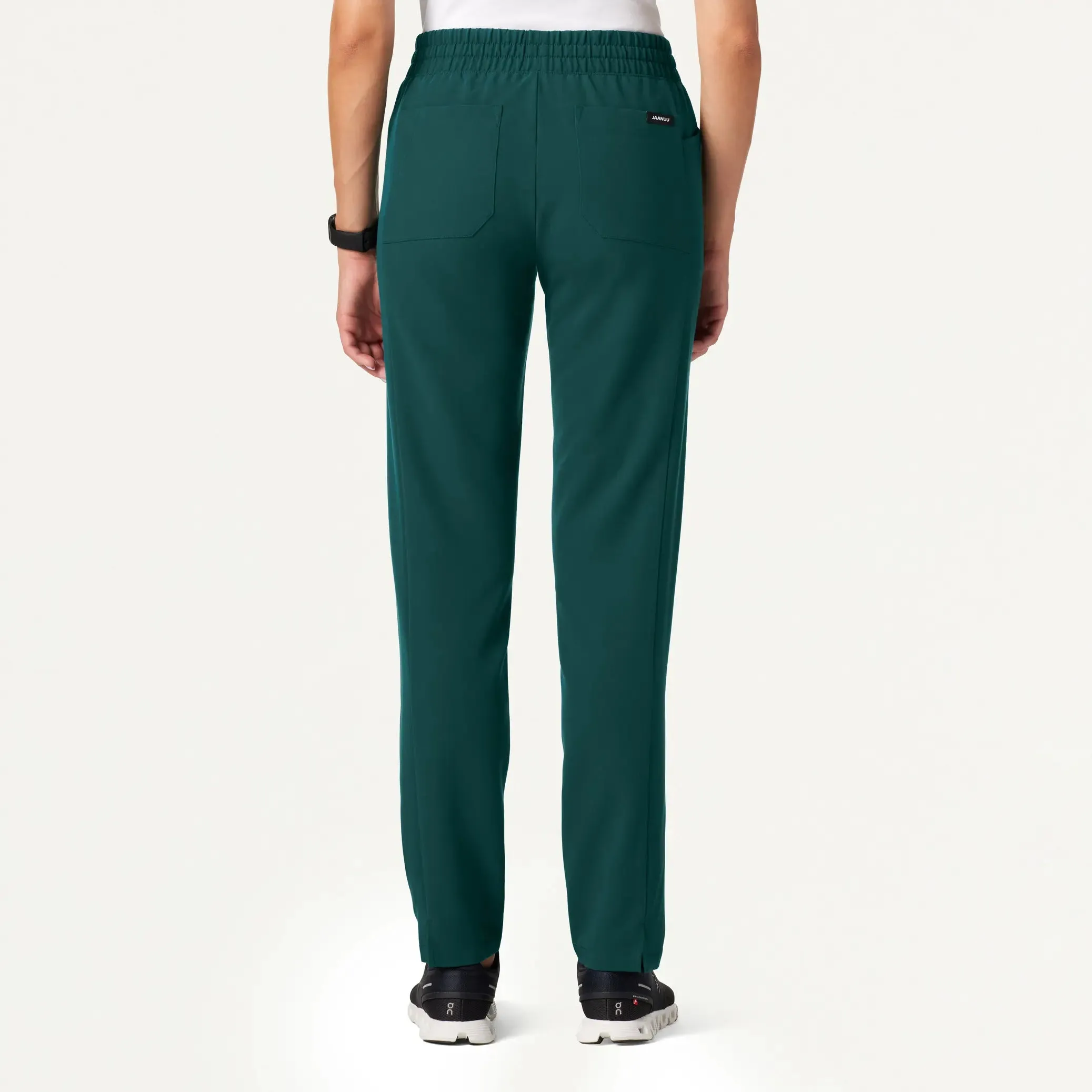 Jaanuu Women's Effie Slim 6-Pocket Scrub Pant - Midnight Green