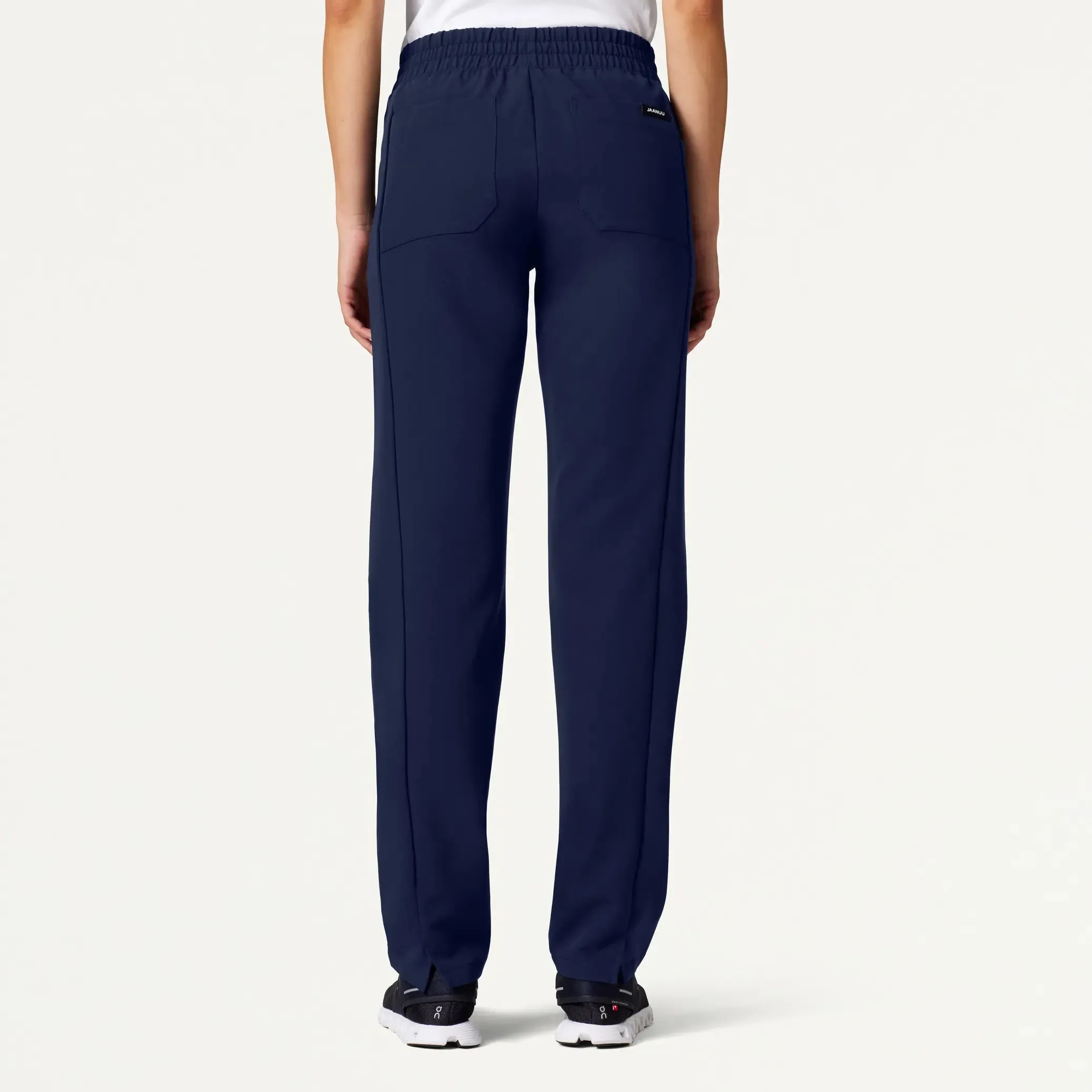 Jaanuu Women's Effie Slim 6-Pocket Scrub Pant - Midnight Navy