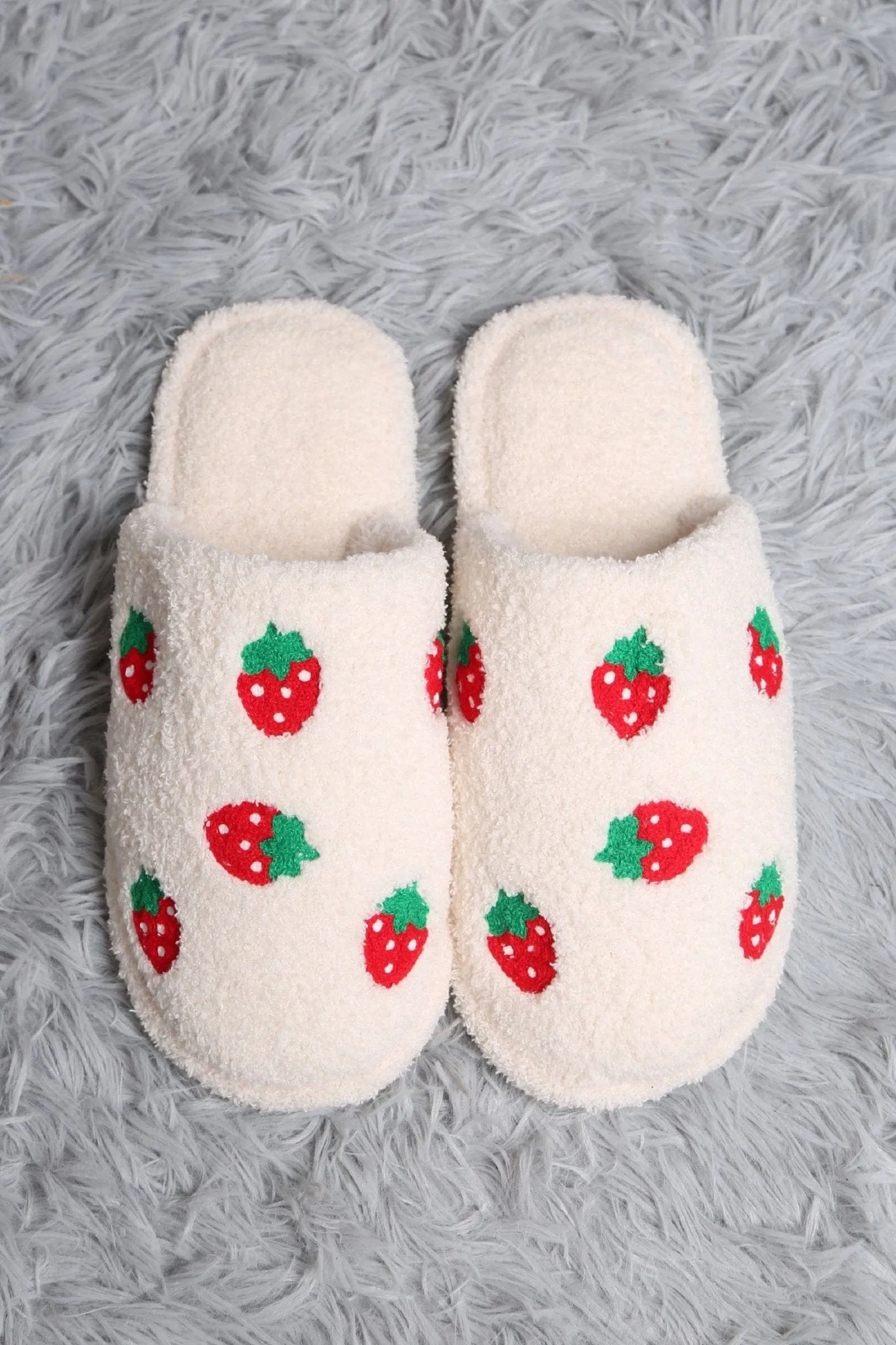 JCL4204-01 Super Lux Strawberry Slippers