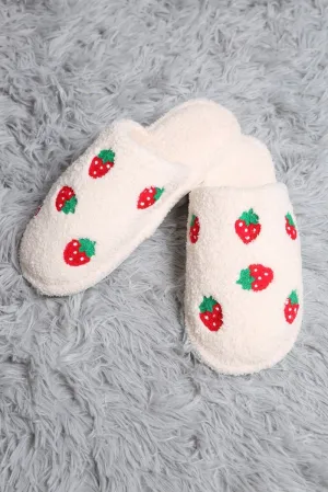 JCL4204-01 Super Lux Strawberry Slippers