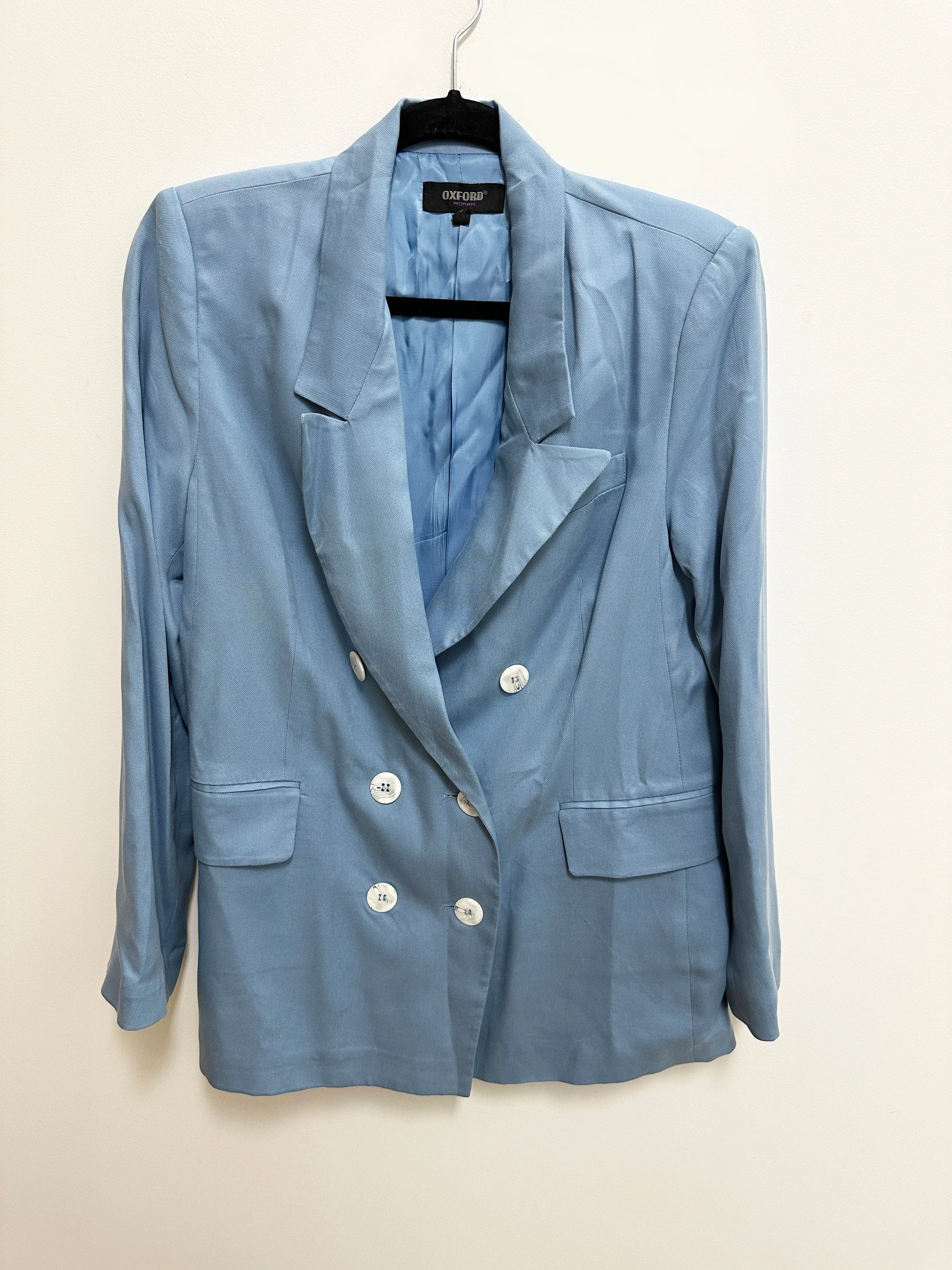 Light Blue Double Breasted Blazer