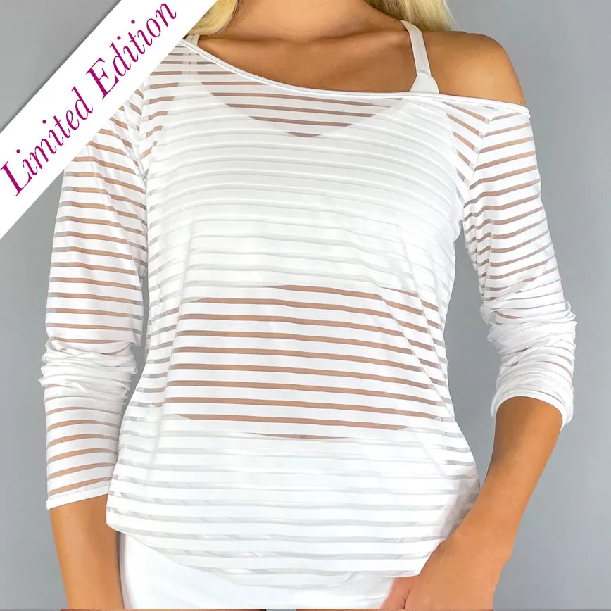 Limited Edition Sheer Stripe Pullover