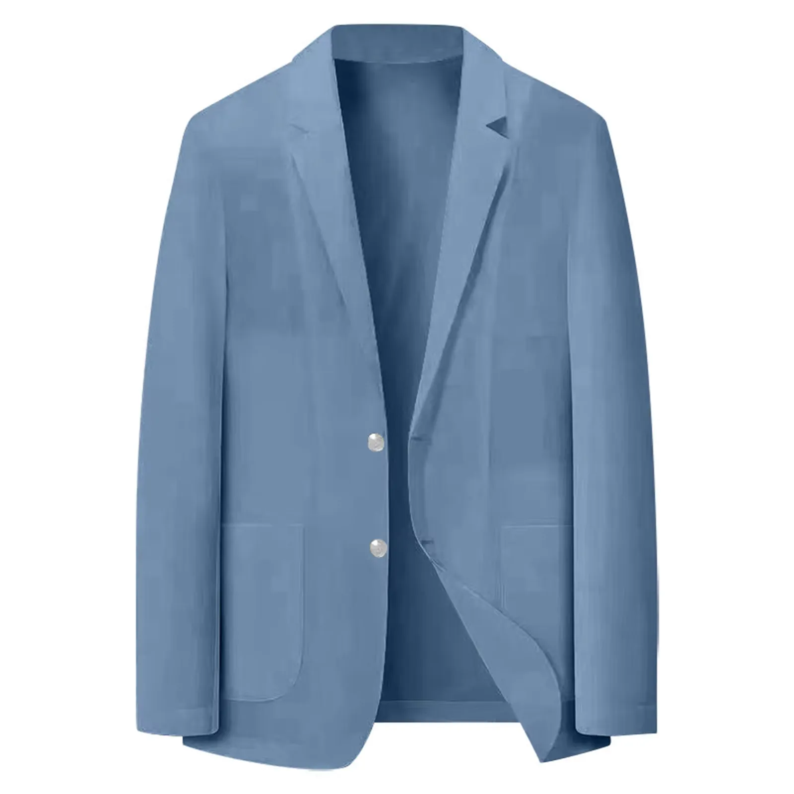 Men's Lightweight Slim Fit Two-Button Blazer | Ideal for All Seasons