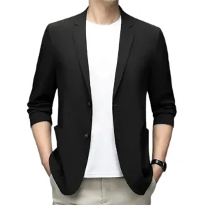 Men's Lightweight Slim Fit Two-Button Blazer | Smart Casual for All Seasons