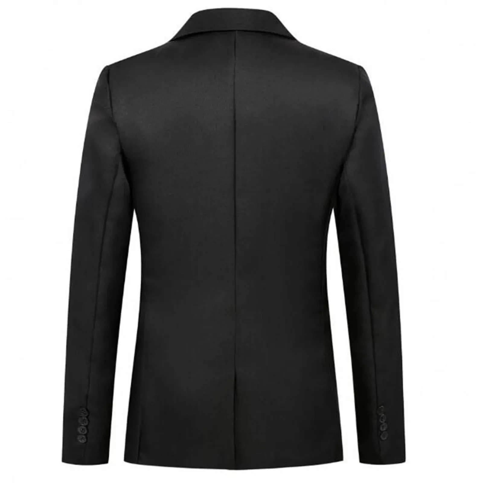 Men's Satin Slim Fit One-Button Blazer | Ideal for All Seasons