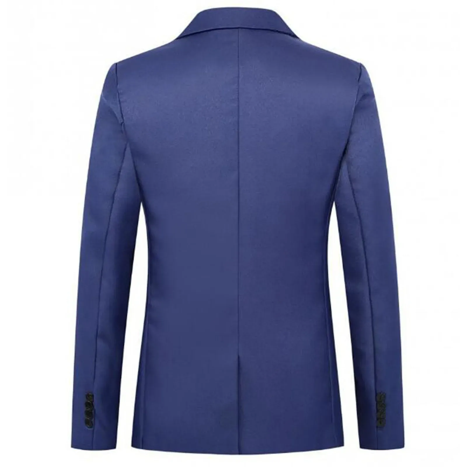 Men's Satin Slim Fit One-Button Blazer | Ideal for All Seasons