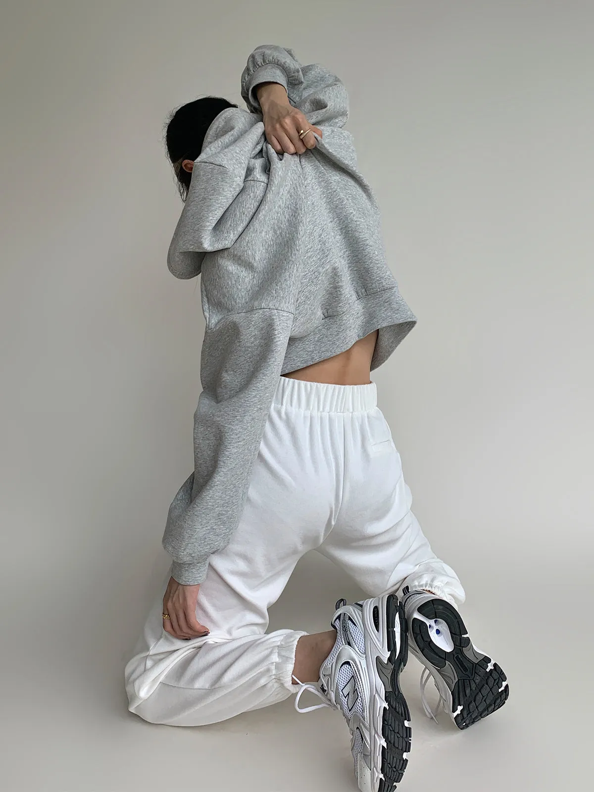 Minimalist  Hoodie - Grey