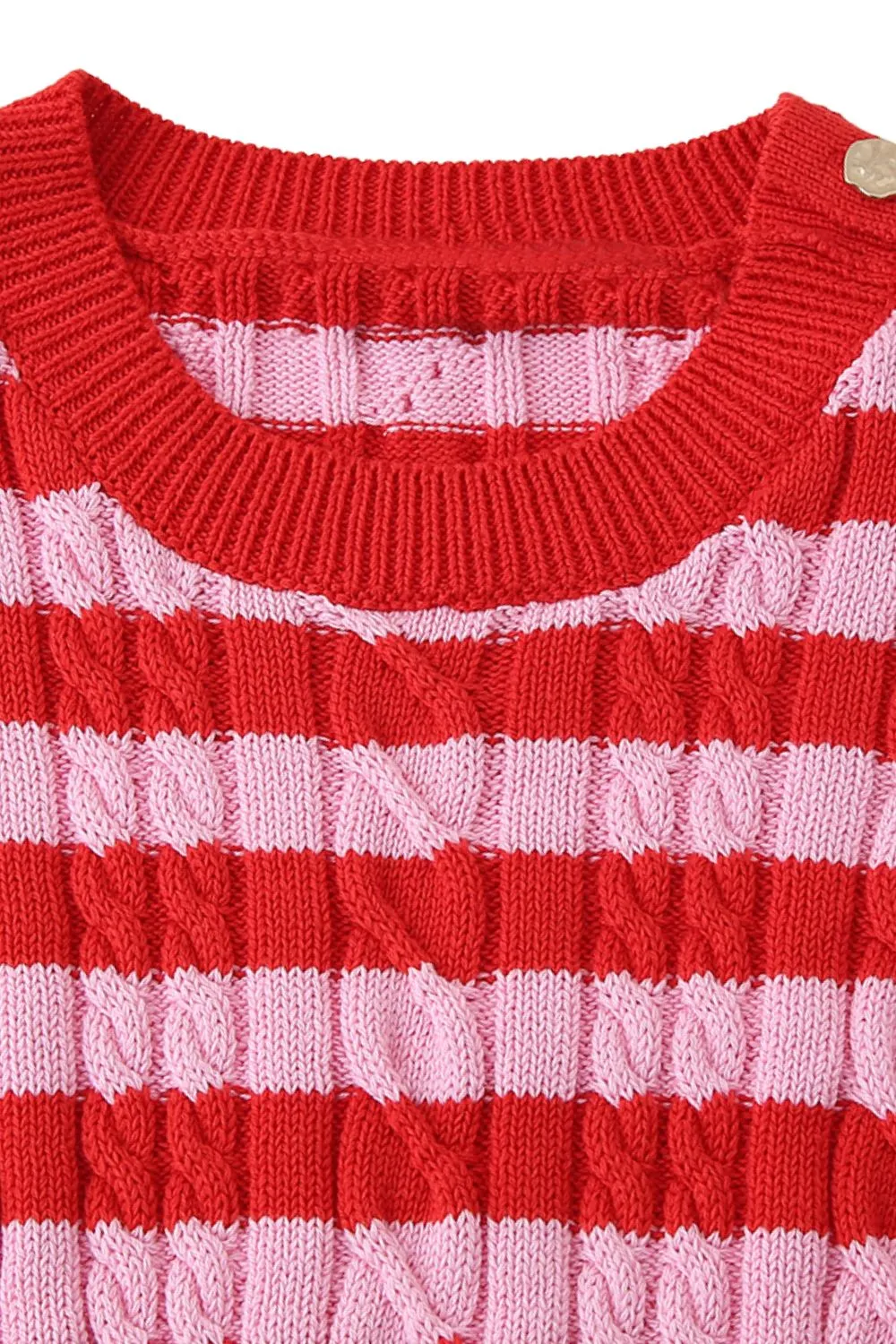 'Nataliya' Minimalist Striped Knit Top