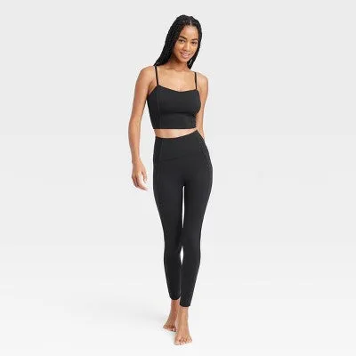 New - Women's High Waist Leggings - JoyLab Black XXL