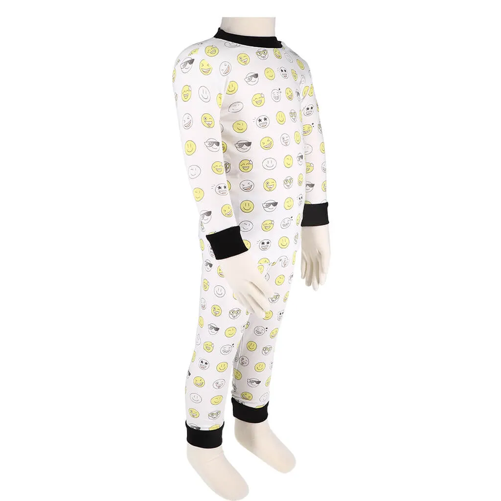 Noomie 2 Piece Pajamas Happy Faces