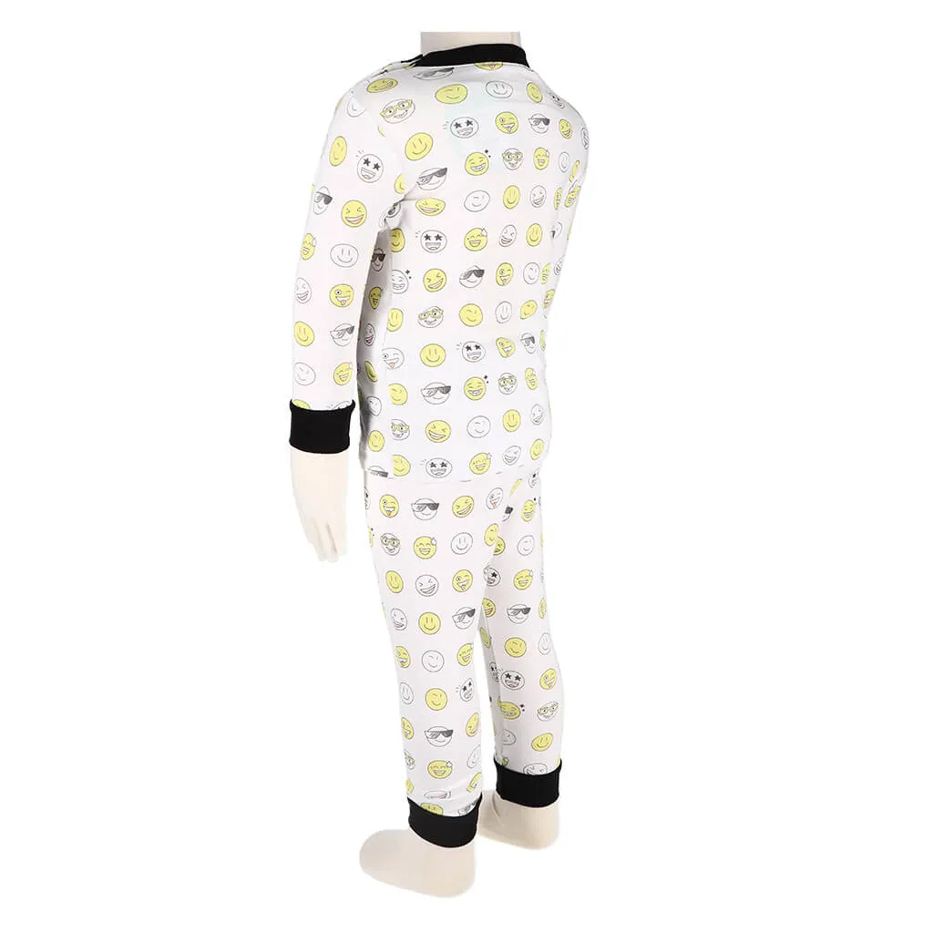 Noomie 2 Piece Pajamas Happy Faces