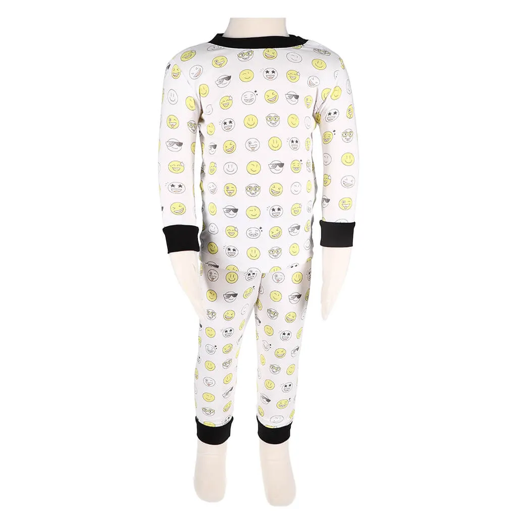 Noomie 2 Piece Pajamas Happy Faces