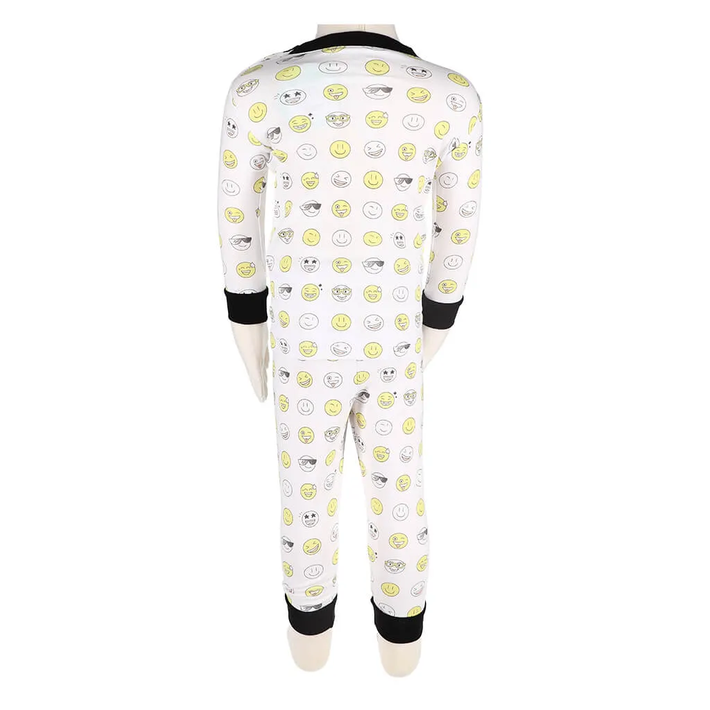 Noomie 2 Piece Pajamas Happy Faces