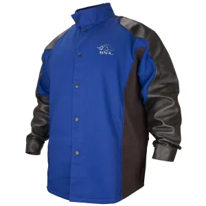 Revco Black Stallion BSX Royal Blue 9oz FR Hybrid Welding Jacket (BXRB9C/PS)