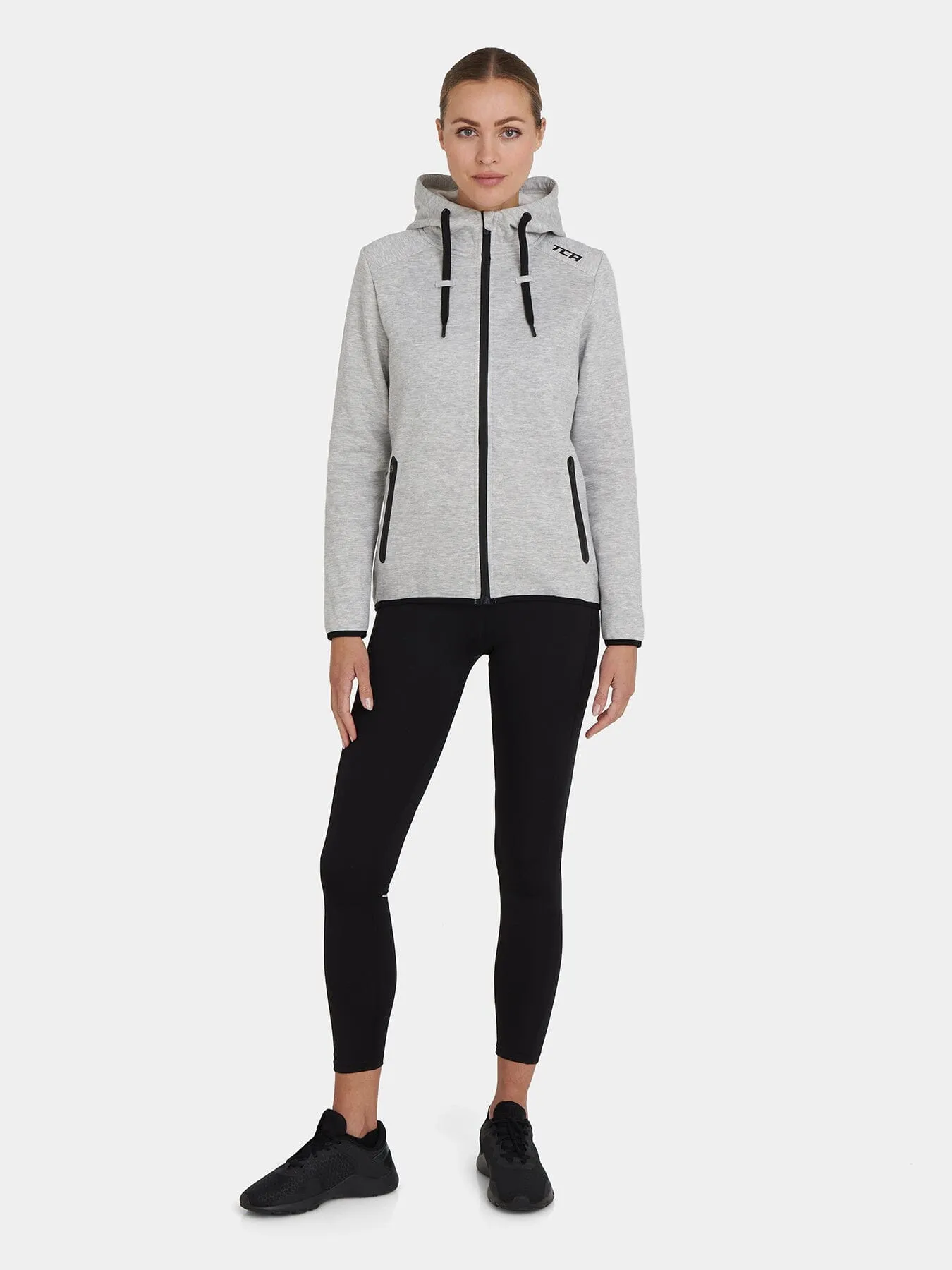 Revolution Tech Gym Running Hoodie For Women With Zip Pockets