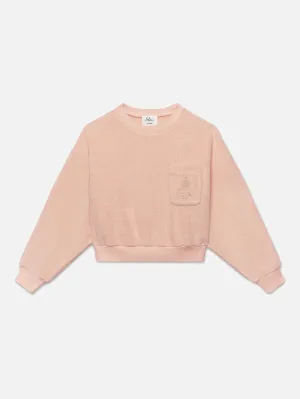 Ritz Women's Terry Cropped Sweatshirt -- Ritz Pink