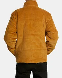 RVCA Townes Quilted Jacket - Camel