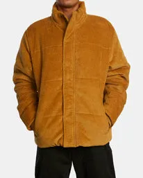 RVCA Townes Quilted Jacket - Camel