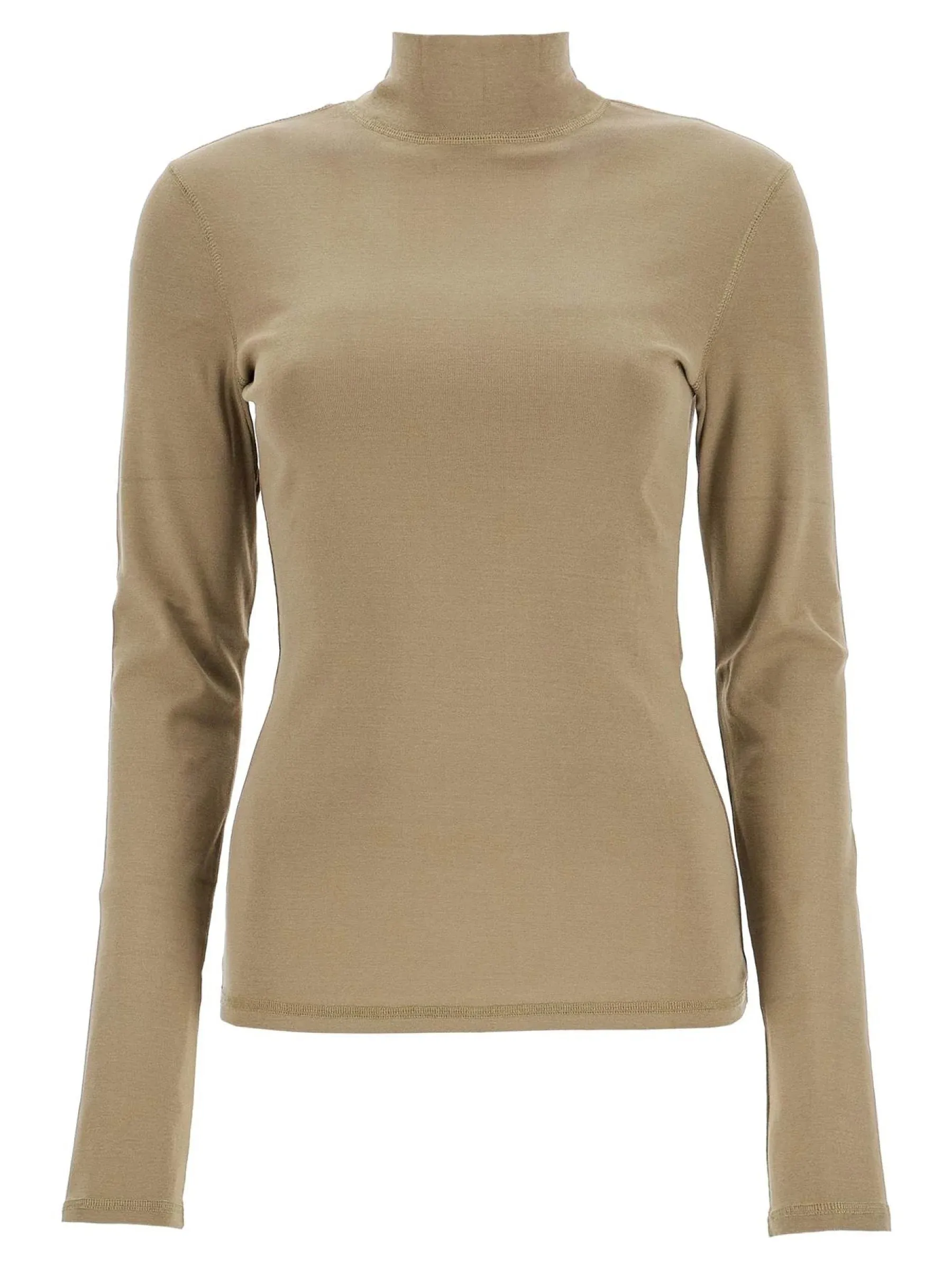 Slim Fit Turtleneck Cotton Sweater