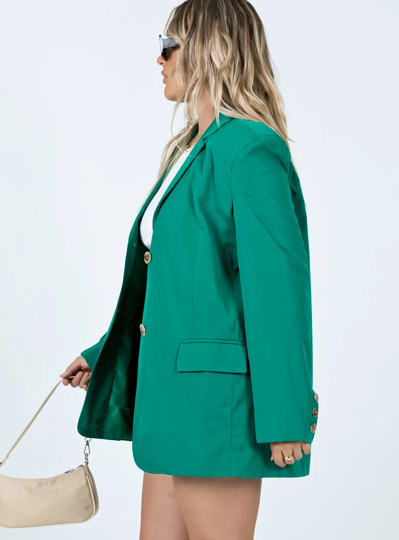 Spring Issue Blazer Green