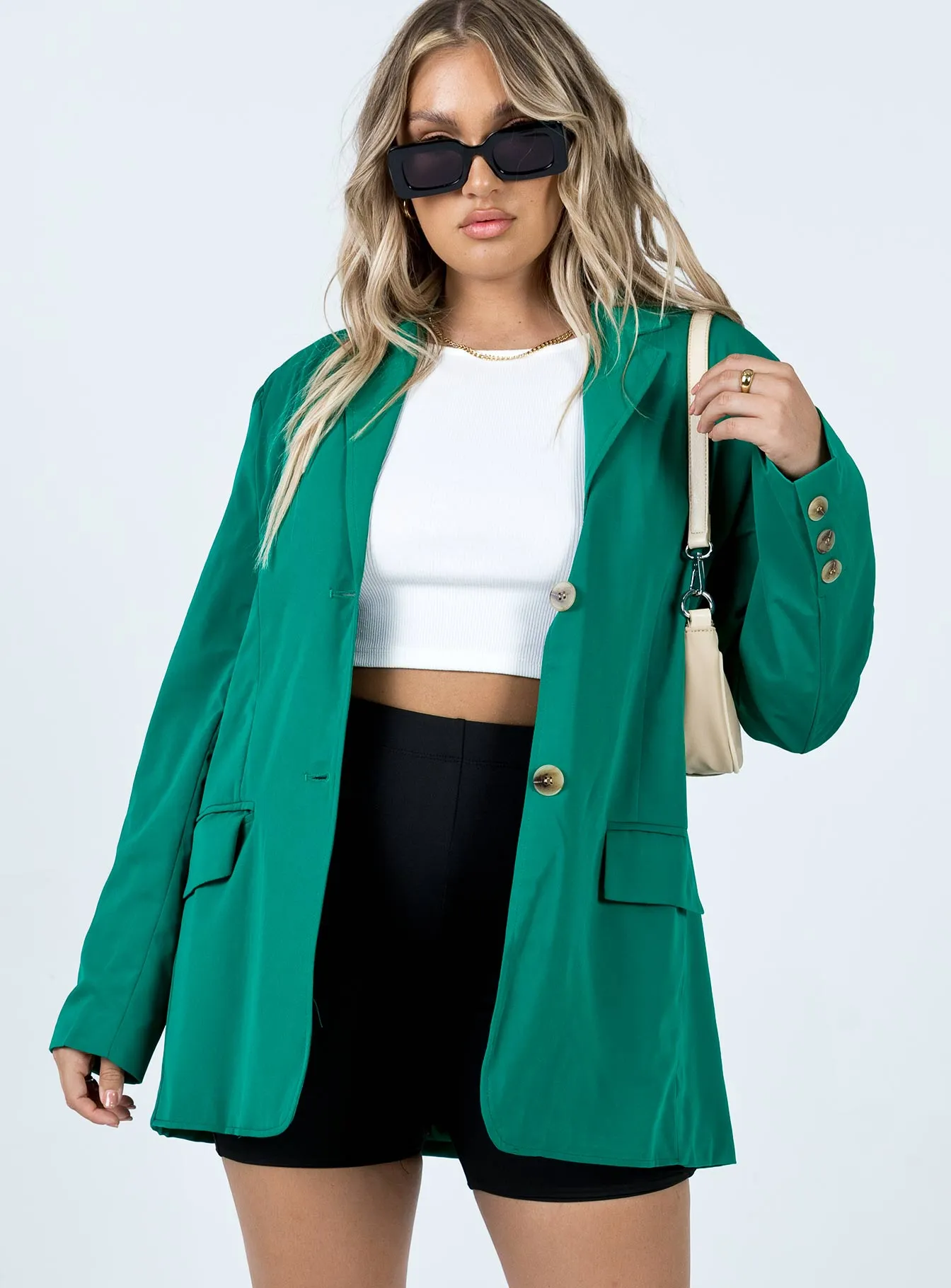 Spring Issue Blazer Green